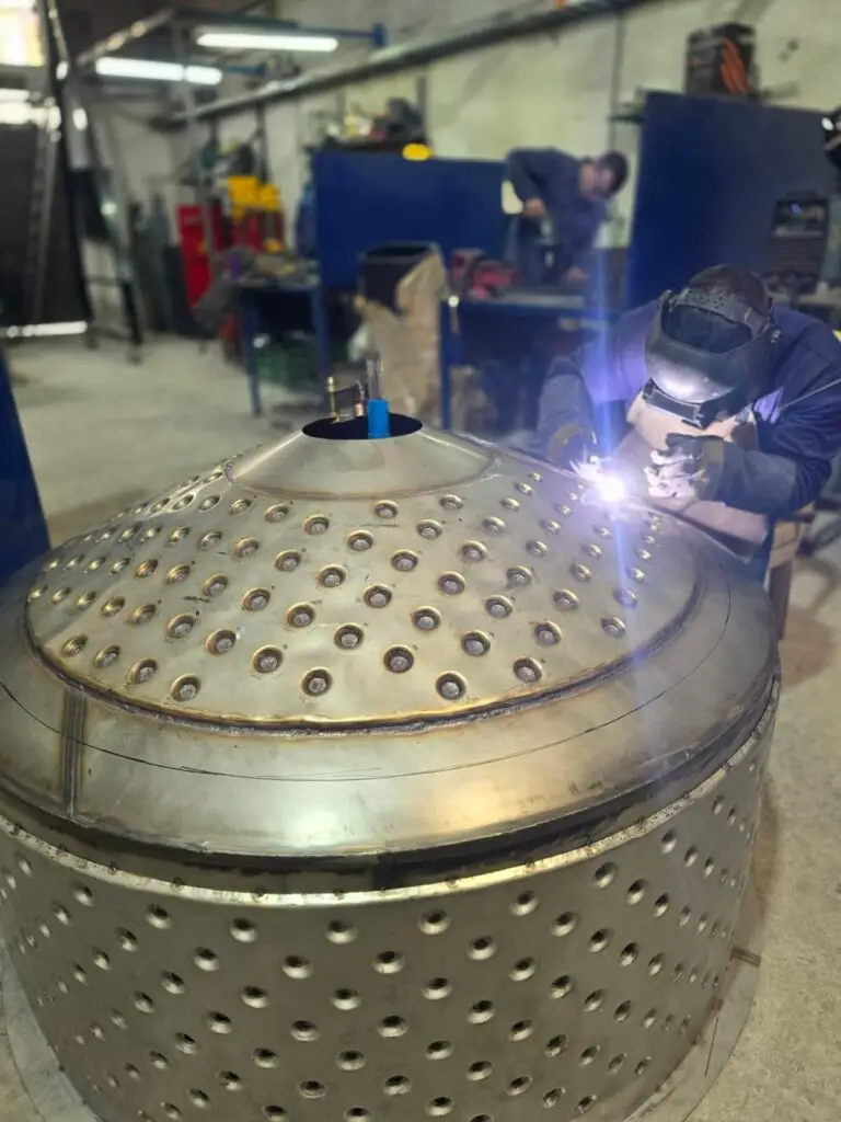 Fabricación de tanques en acero inoxidable