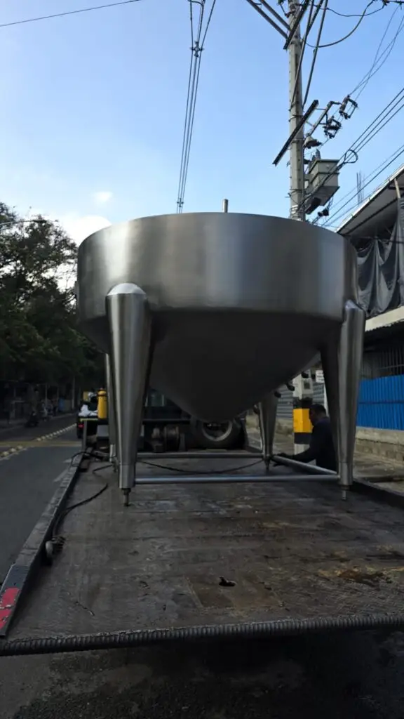 Fabricación de tanques en acero inoxidable